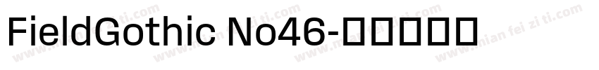 FieldGothic No46字体转换